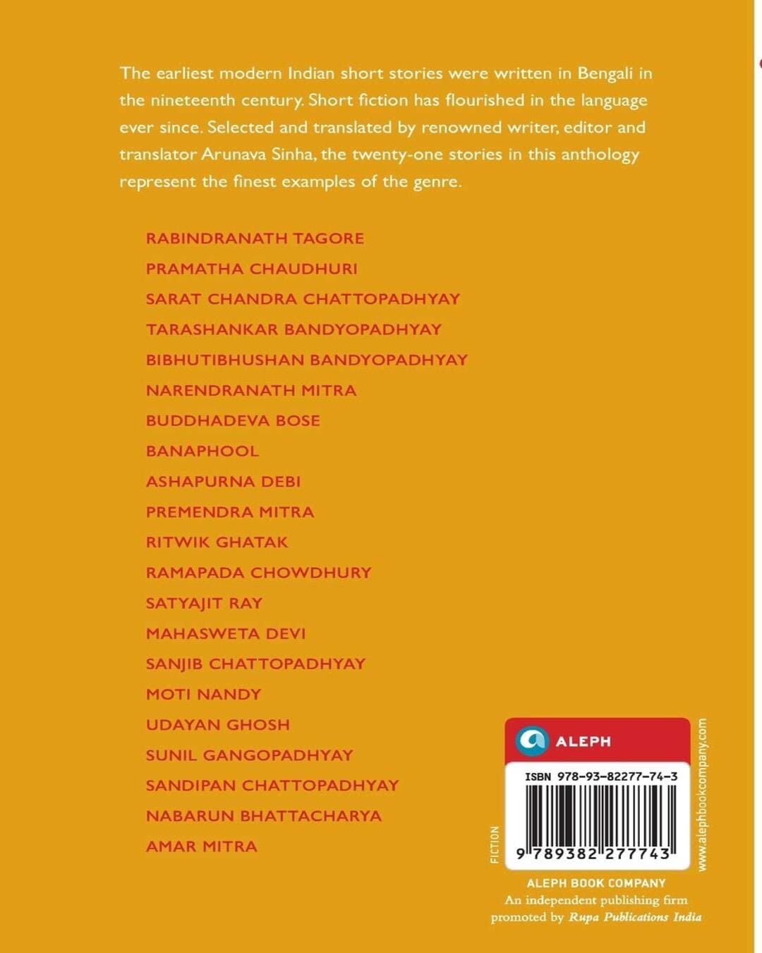 The Greatest Bengali Stories Ever Told: Selected & Translated by Arunava Sinha [Hardcover] - versoz.com