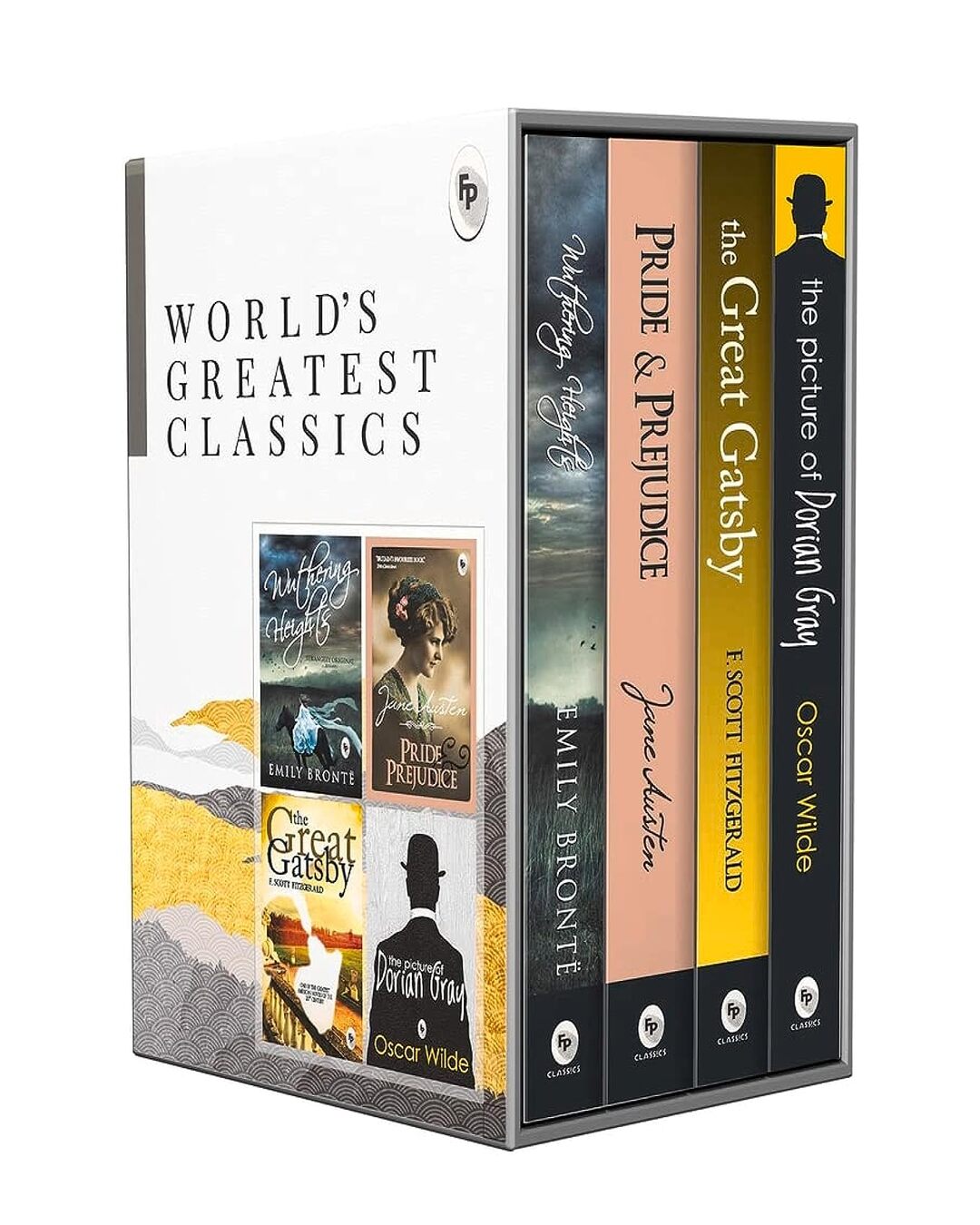 World’s Greatest Classic (Set of 4 Books) by Jane Austen F. Scott Fitzgerald, Oscar Wilde, Emily Brontë [Paperback]