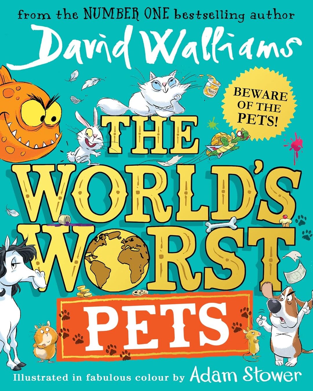 The World’s Worst Pets by David Walliams, Adam Stower (Illustrator) [Paperback] - versoz.com
