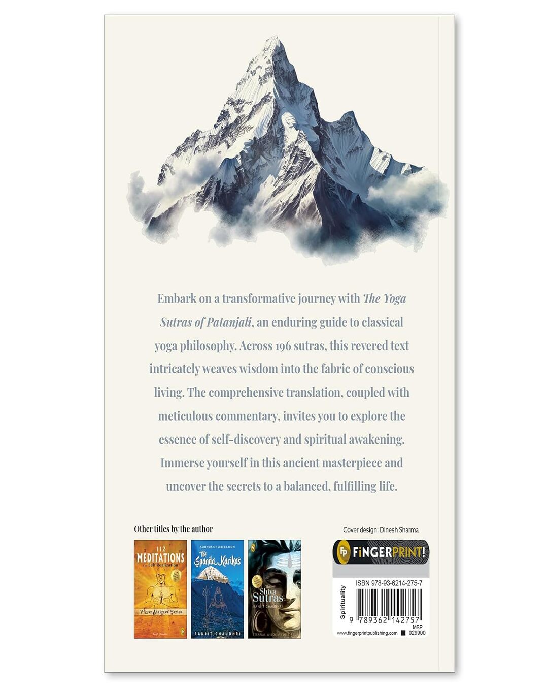 The Yoga Sutras of Patanjali by Ranjit Chaudhri [Paperback] - versoz.com