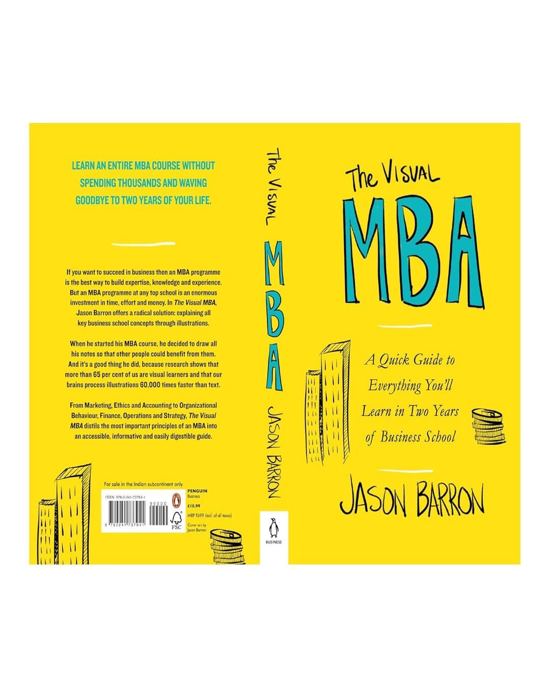 The Visual MBA: A Quick Guide to Everything You'll Learn in Two Years of Business School by Jason Barron [Paperback] - versoz.com