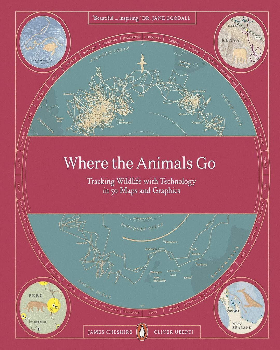 Where The Animals Go by James Cheshire, Oliver Uberti [Paperback]