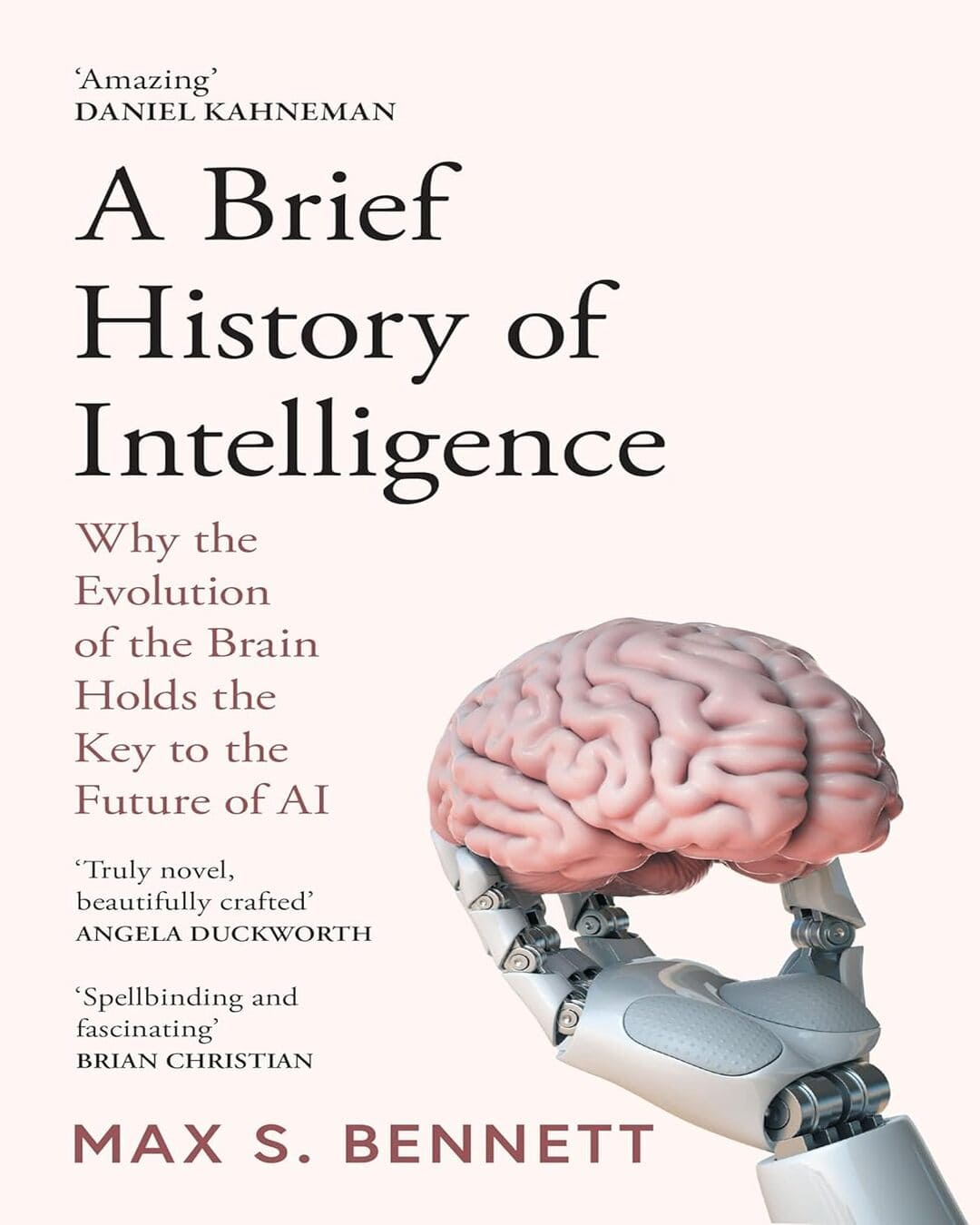 A BRIEF HISTORY OF INTELLIGENCE by Max Bennett [Paperback] - versoz.com