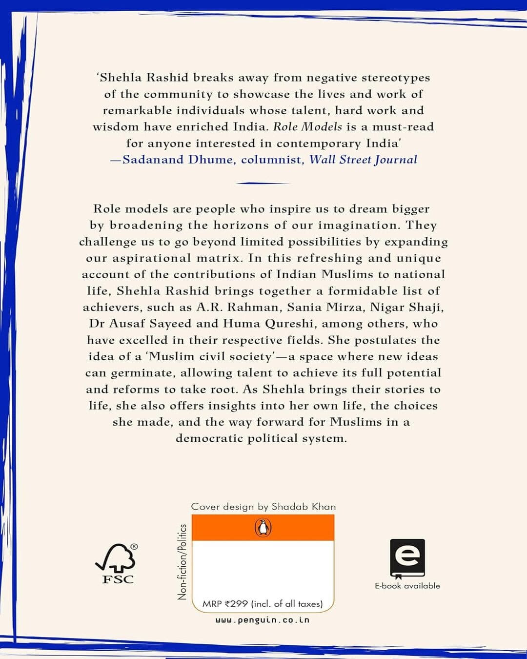 Role Models: Inspiring Stories of Indian Muslim Achievers by Shehla Rashid Shora [Paperback] - versoz.com