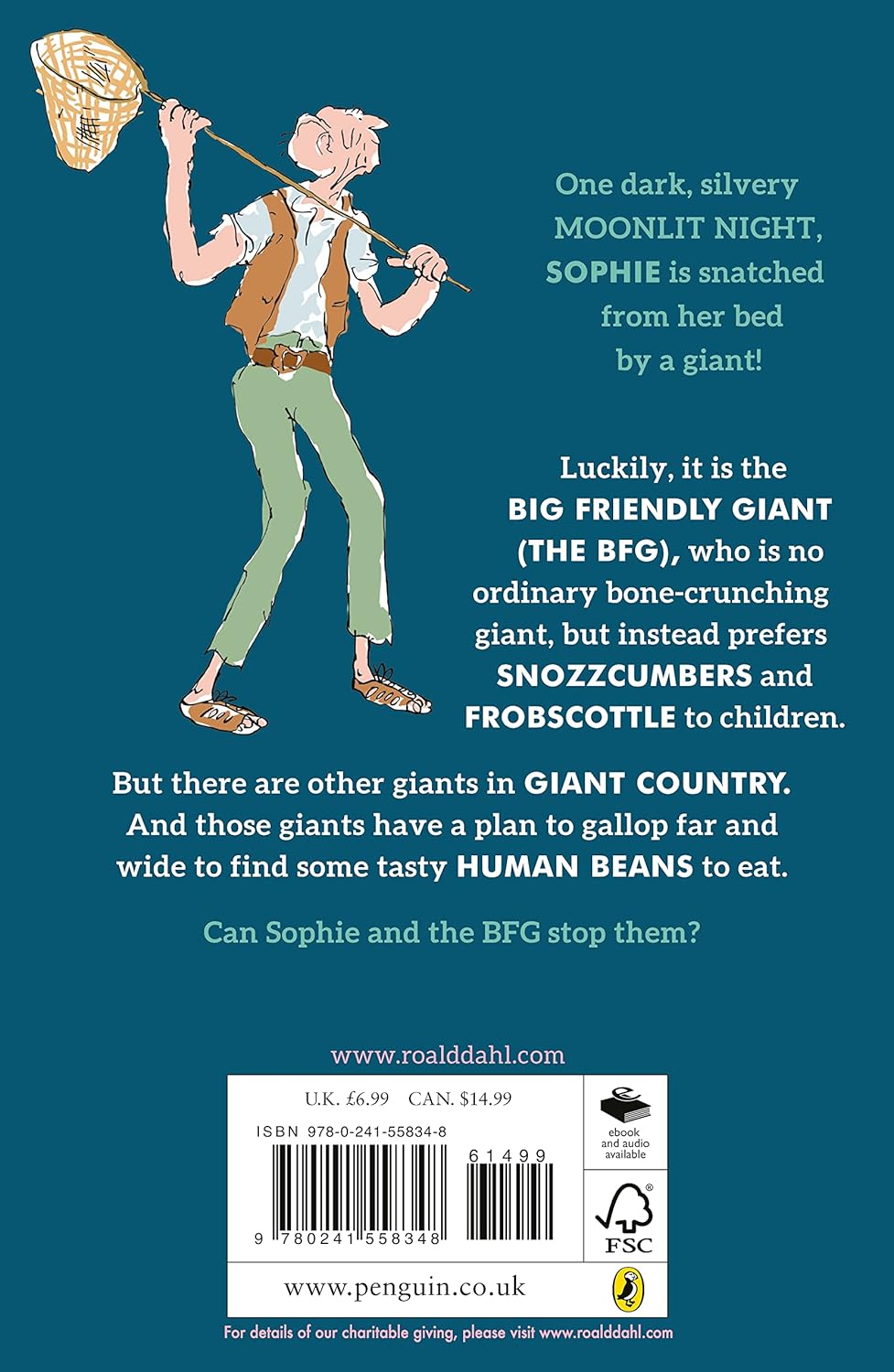 The BFG by Roald Dahl [Paperback] - versoz.com