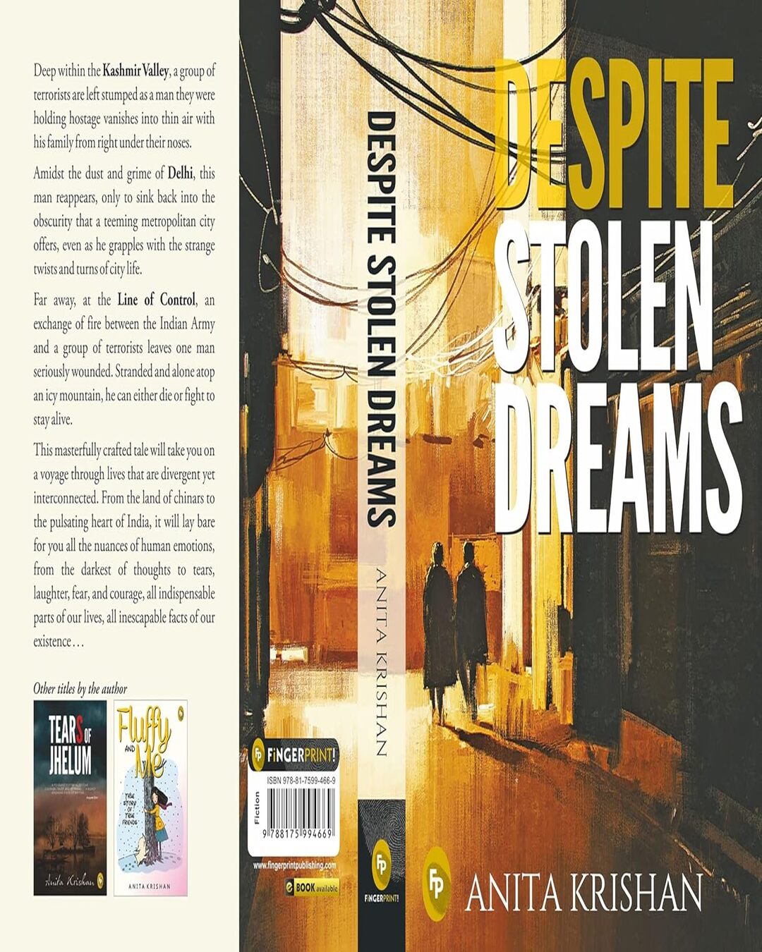 Despite Stolen Dreams by Anita Krishan [Paperback] - versoz.com