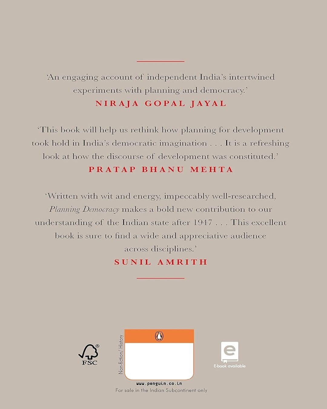 Planning Democracy: How a Professor, an Institute, and an Idea Shaped India [Hardcover] - versoz.com