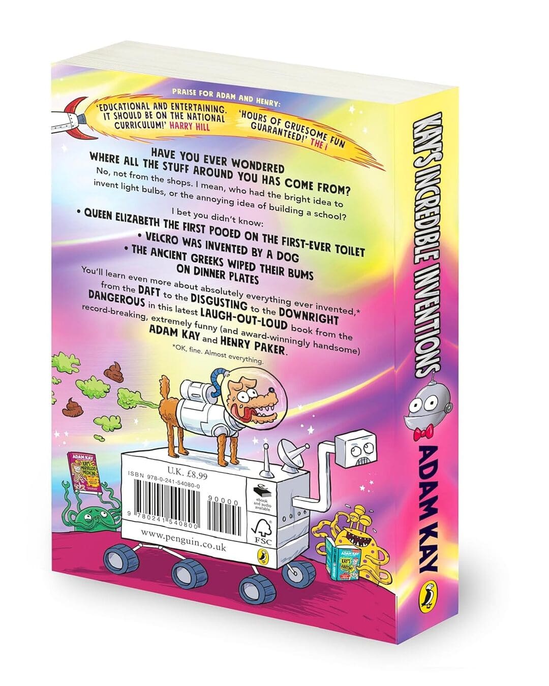 Kayâ€™S Incredible Inventions by Kay, Adam [Paperback]