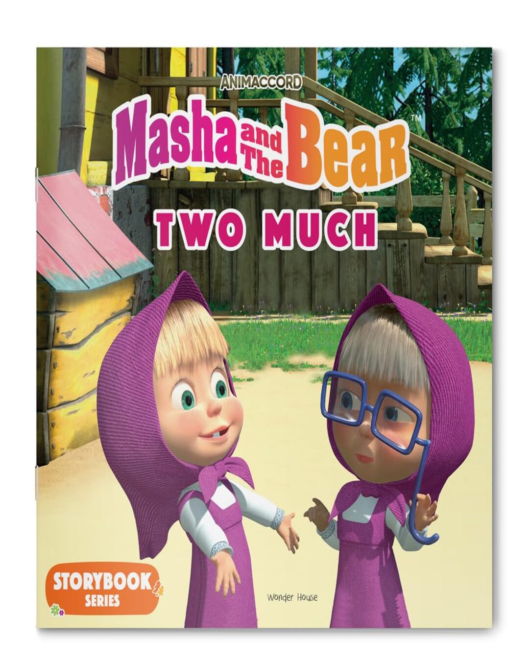 Masha and the Bear - Two Much (Story Book) by Wonder House Books [Paperback]