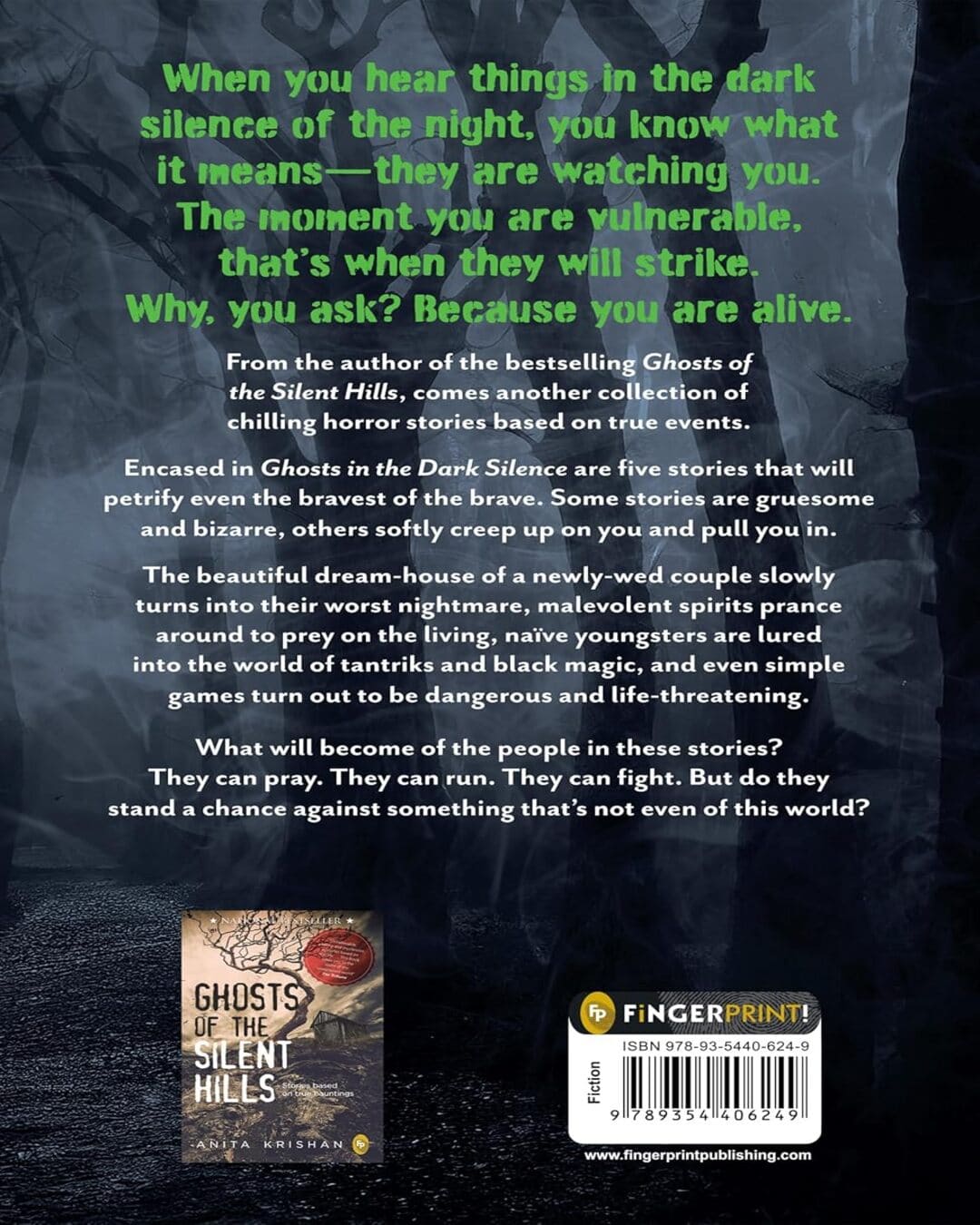 Ghosts in the Dark Silence : Inspired by True Events by Anita Krishan [Paperback] - versoz.com