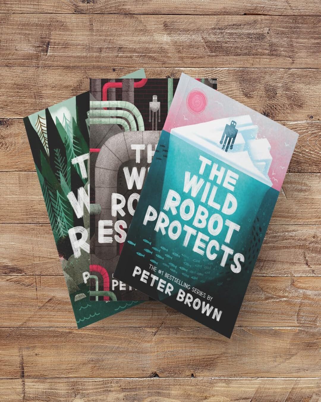 The Wild Robot Protects by Peter Brown [Paperback] - versoz.com