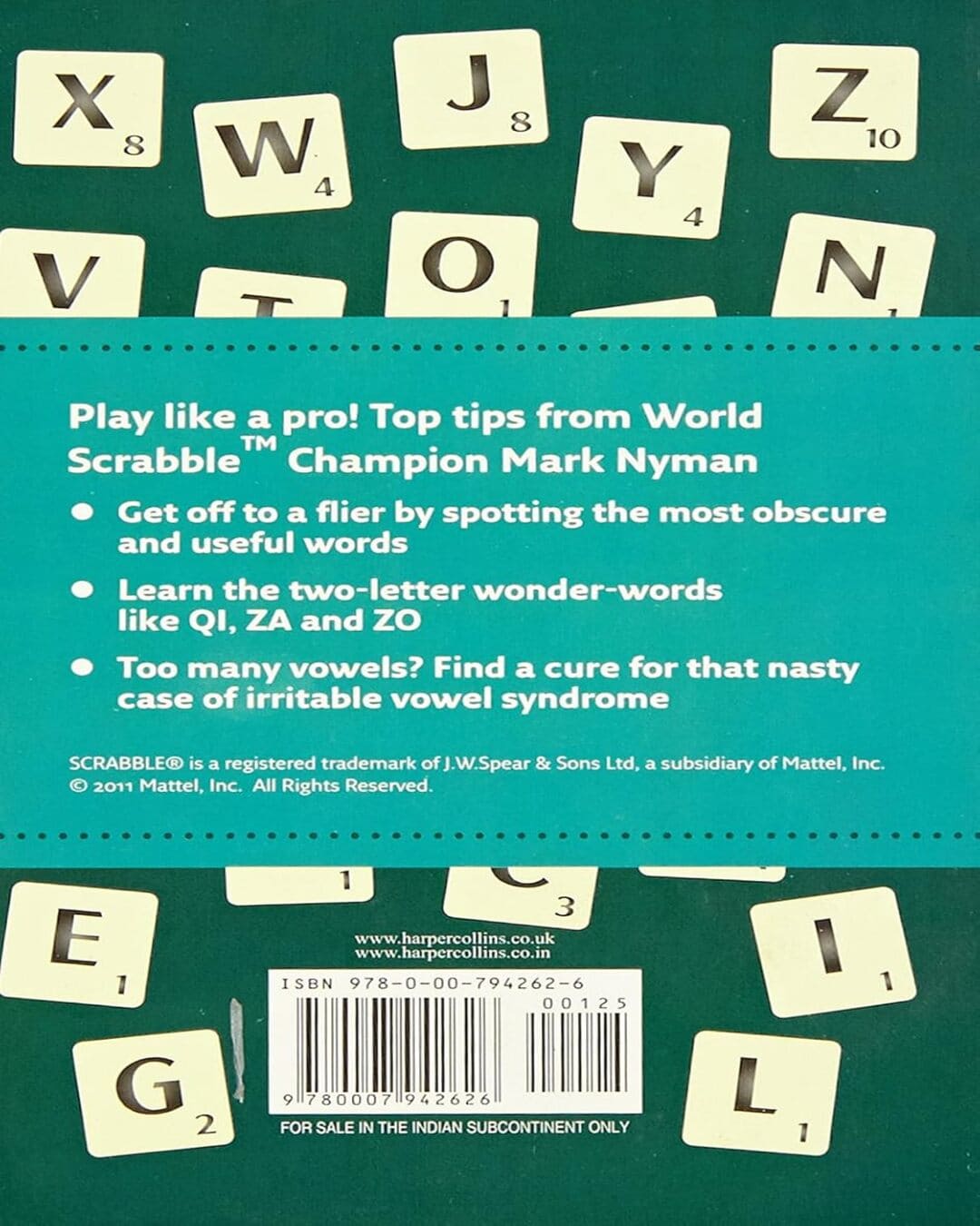 Collins Little Book Of
Scrabble Secrets by Mark [Paperback] - versoz.com