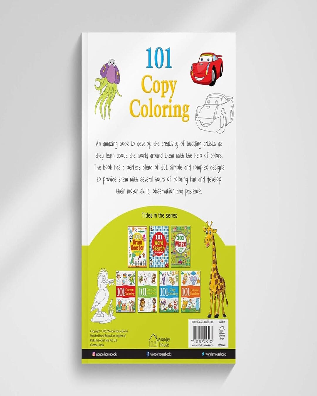 101 Copy Coloring: Fun Activity Book For Children [Paperback]
