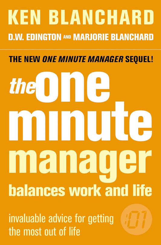 The One Minute Manager & Balances Work And Life by Kenneth Blanchard [Paperback] - versoz.com