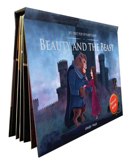 My First Pop-Up Fairy Tales - Beauty and the Beast : Pop Up Books For Children by Wonder House Books [Hardcover]