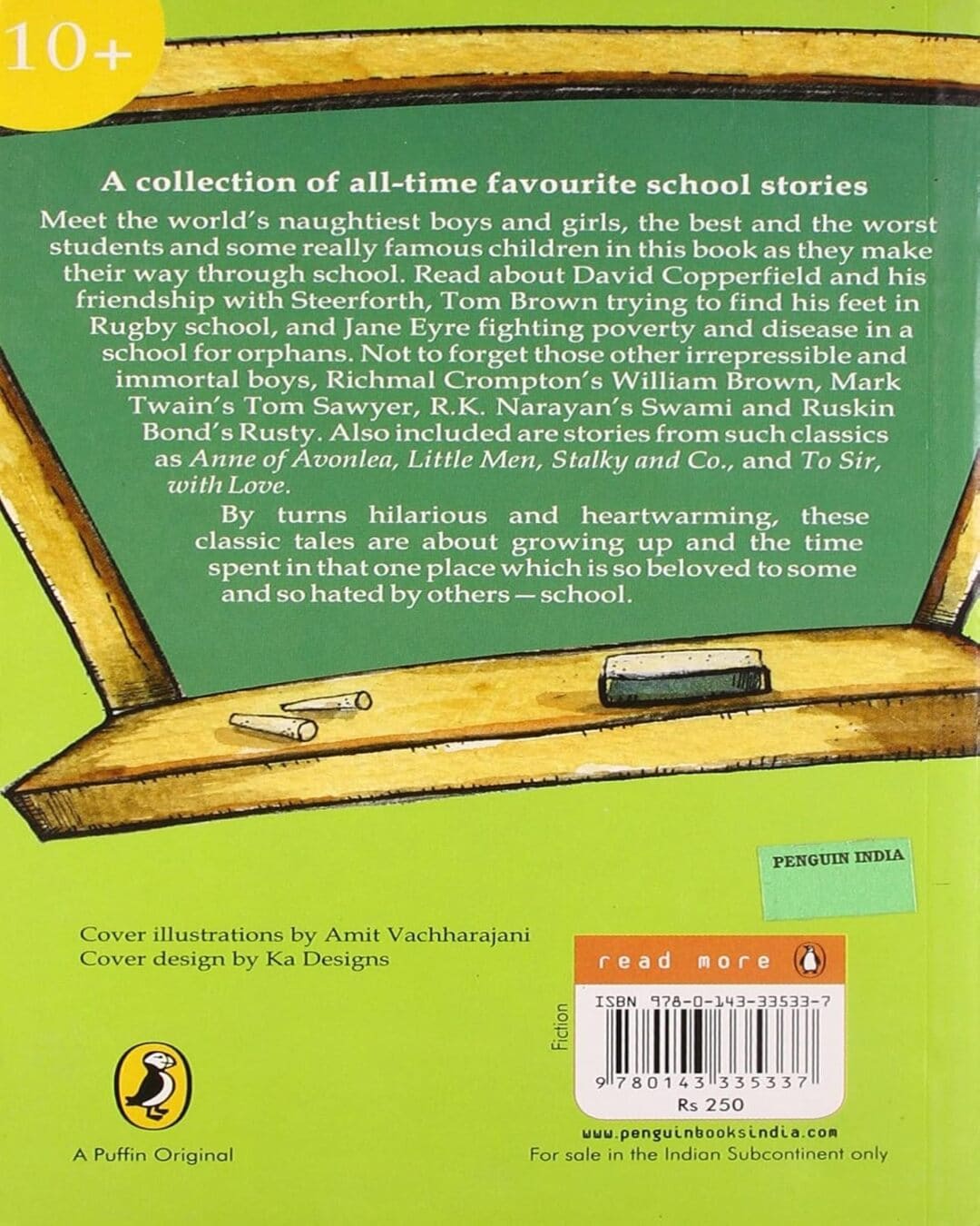 The Puffin Book Of Classic School Stories by Ruskin Bond [Paperback] - versoz.com