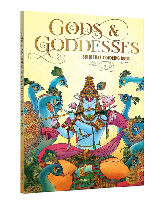Gods and Goddesses - Spiritual Coloring Book by Wonder House Books [Paperback]