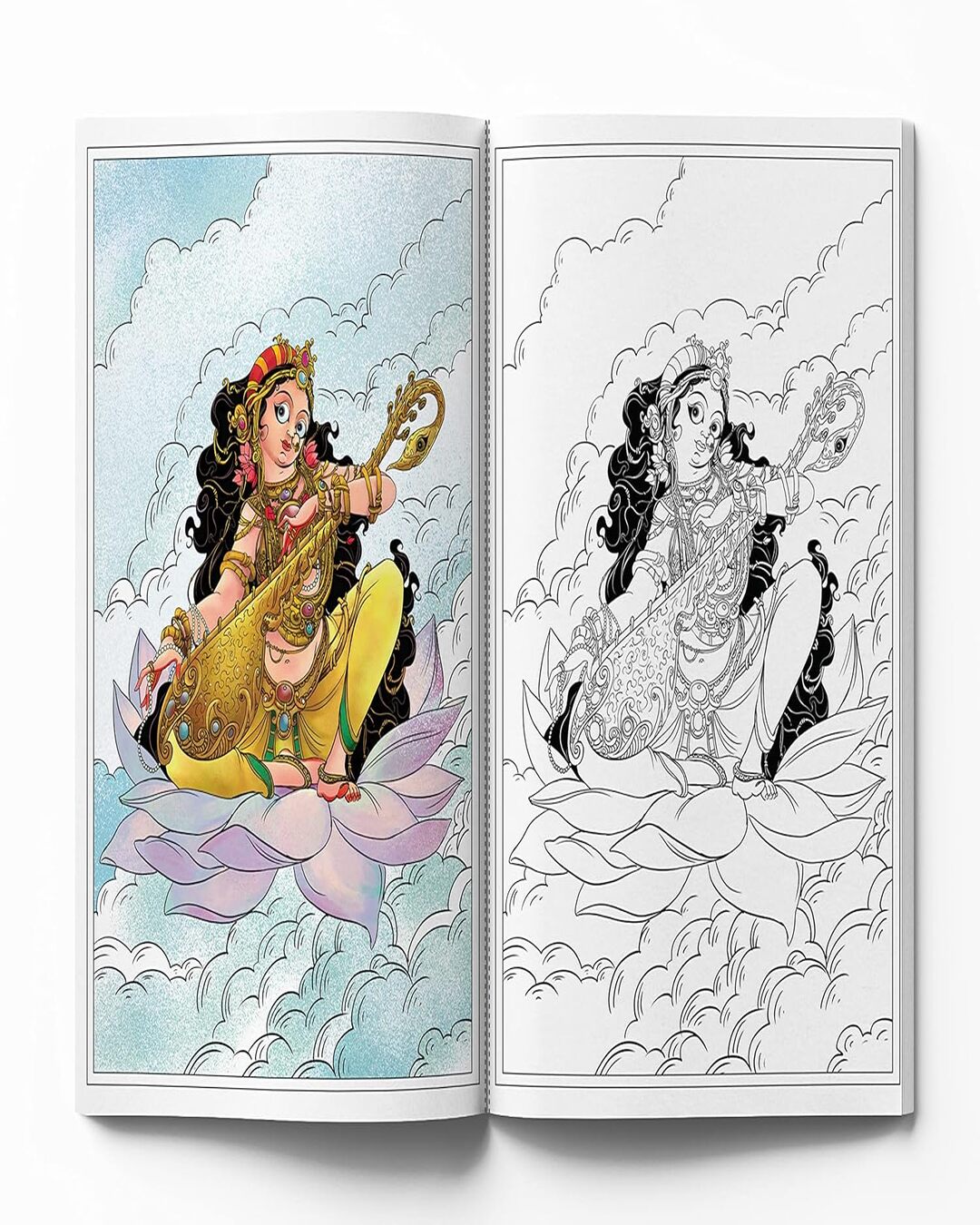 Gods and Goddesses - Spiritual Coloring Book by Wonder House Books [Paperback]