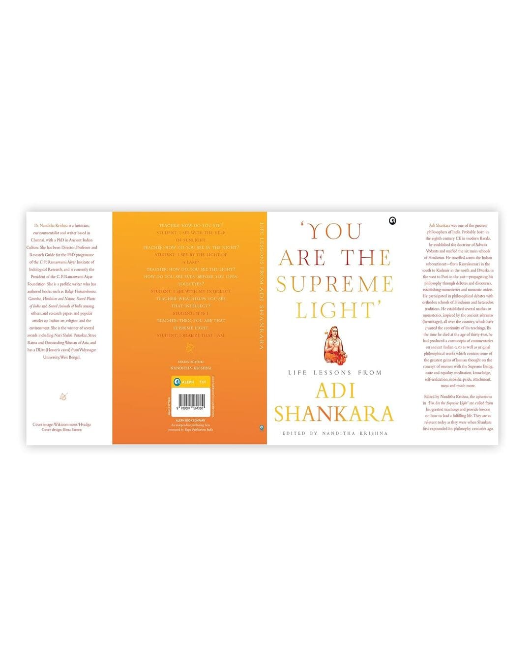 You Are the Supreme Light: Life Lessons from Adi Shankara Edited by Nanditha Krishna [Hardcover] - versoz.com