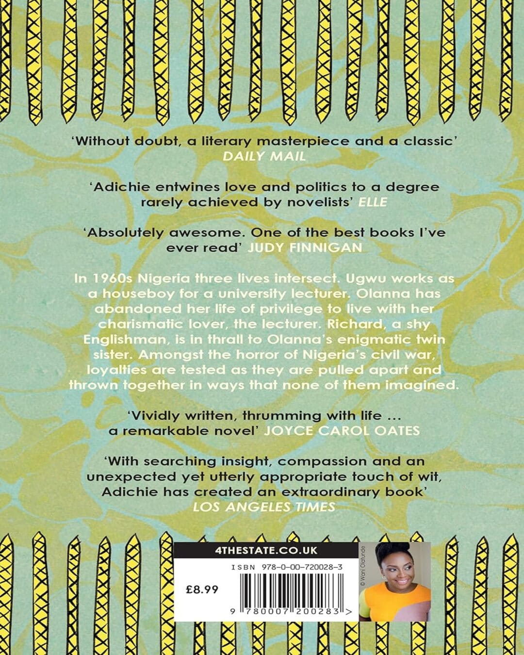 Half of a Yellow Sun by Chimamanda Ngozi Adichie [Paperback]
