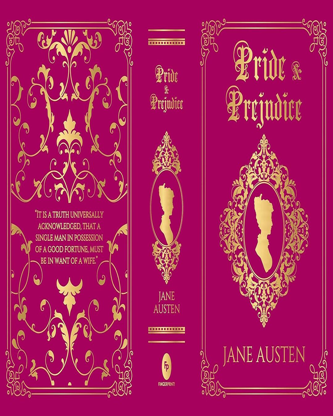Pride & Prejudice (Deluxe Hardbound Edition) by Jane Austen [Hardcover] - versoz.com