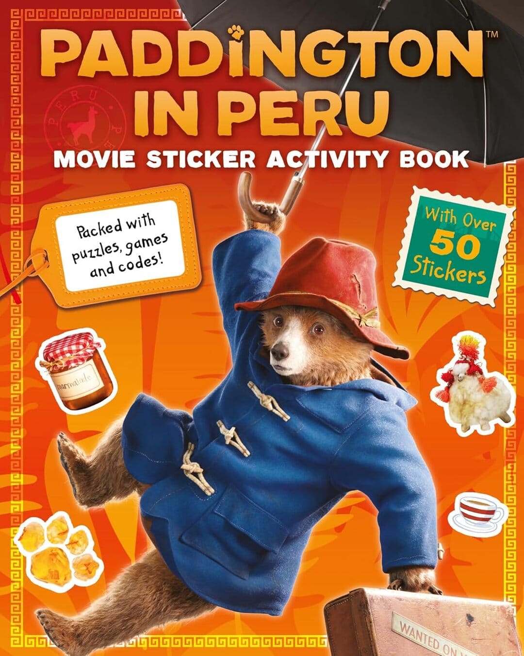 Paddington In Peru: Movie Sticker Activity Book by HarperCollins Children’s Books [Paperback] - versoz.com