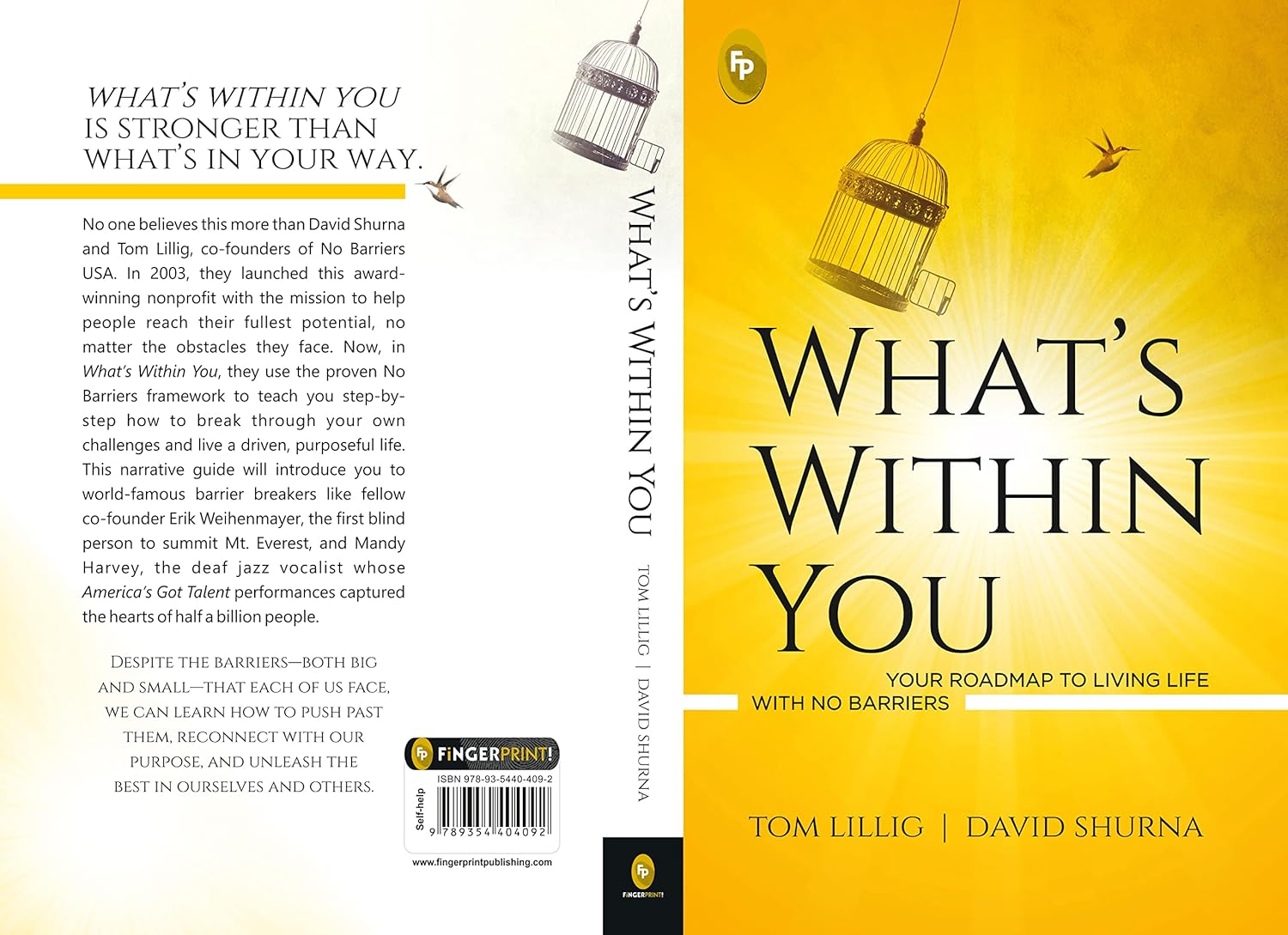 What’s Within You : Your Roadmap to Living Life With No Barriers by Tom Lillig & David Shurna [Paperback] - versoz.com