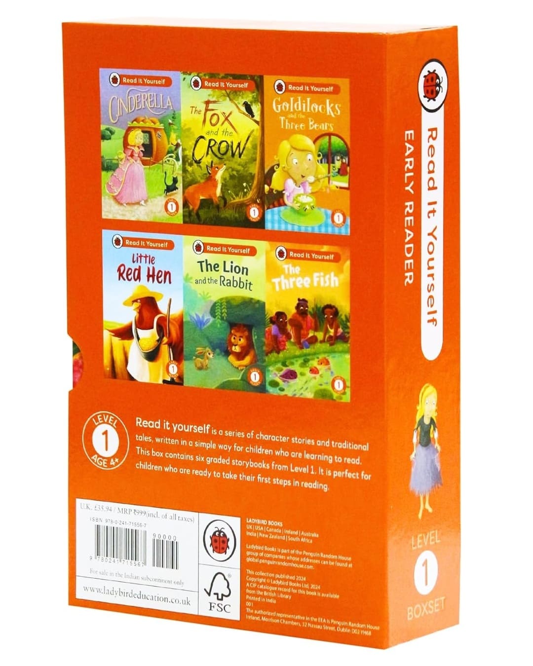 Read It Yourself : Early Readers Level 1 by Ladybird [Hardcover Box Set]