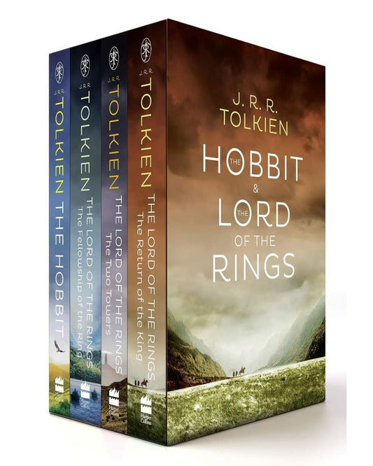 The Hobbit & The Lord of the Rings by J. R. R. Tolkien [Paperback Box Set] - versoz.com