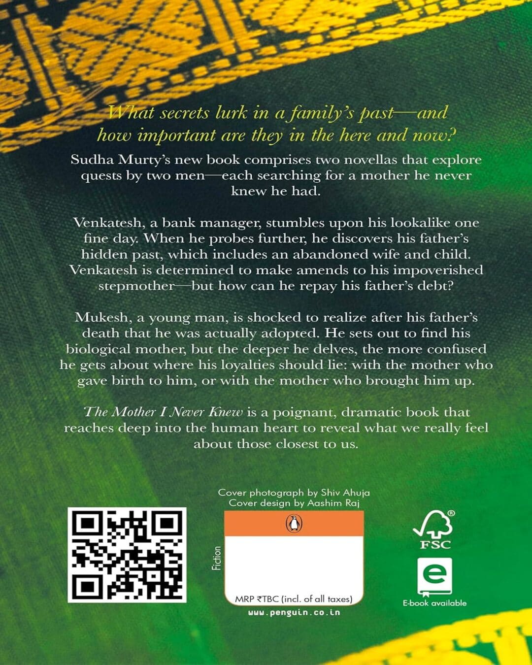 Mother I Never Knew, The by Murty,Sudha