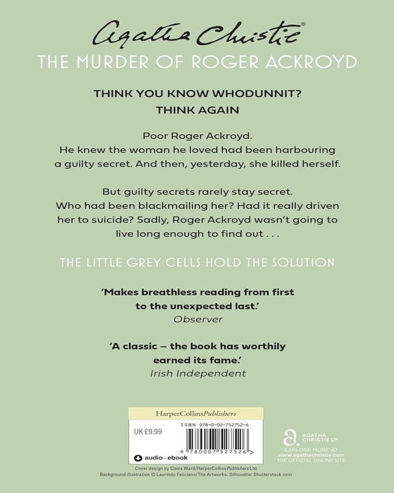 The Murder of Roger Ackroyd by Agatha Christie [Paperback]