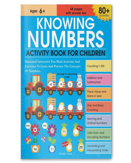 Knowing Numbers Activity Book For Children by Wonder House Books [Paperback]