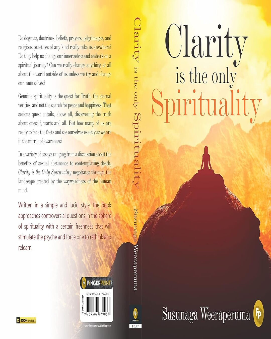 Clarity is the only (Spirituality) by Susunaga Weeraperuma [Paperback] - versoz.com