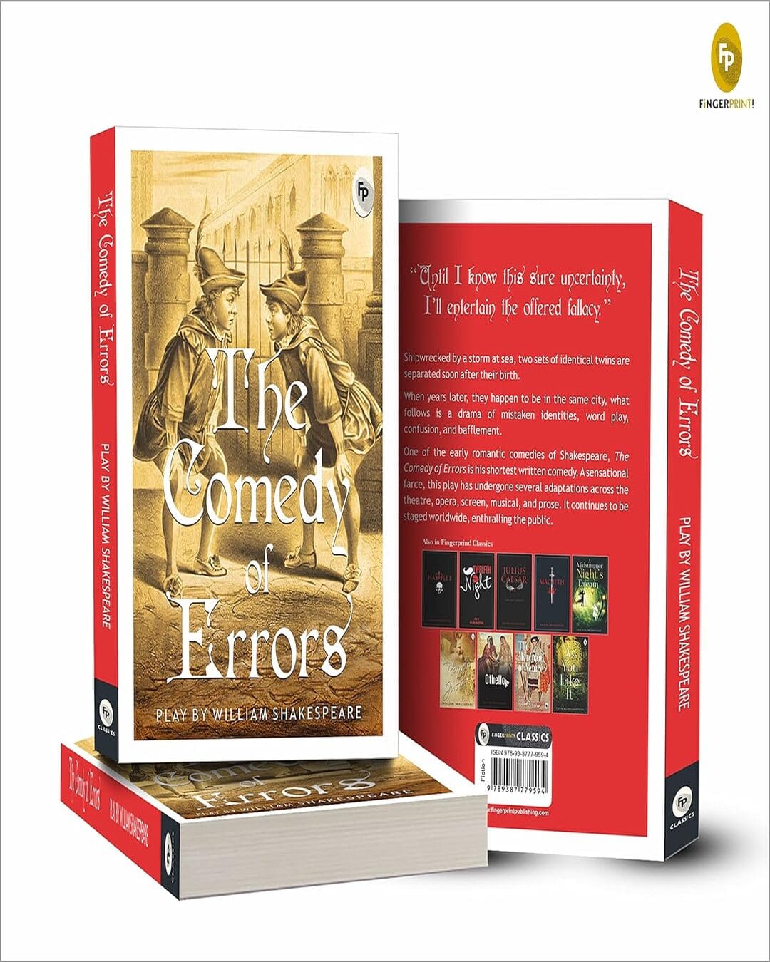 The Comedy of Errors - Classics by William Shakespeare [Paperback] - versoz.com