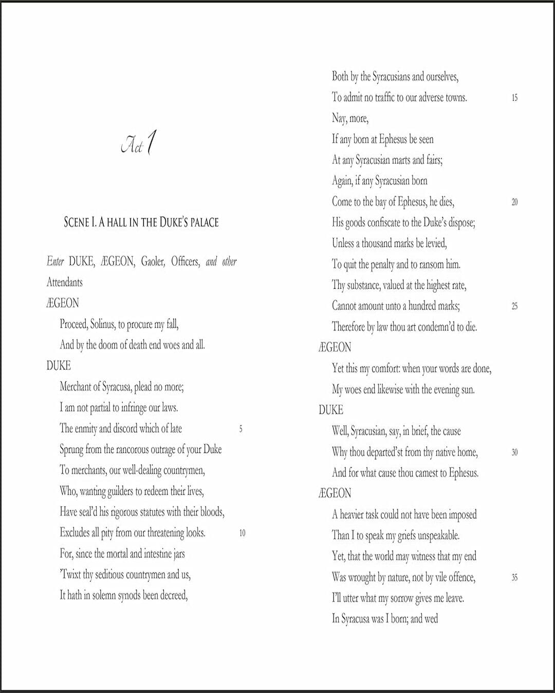 The Comedy of Errors - Classics by William Shakespeare [Paperback] - versoz.com