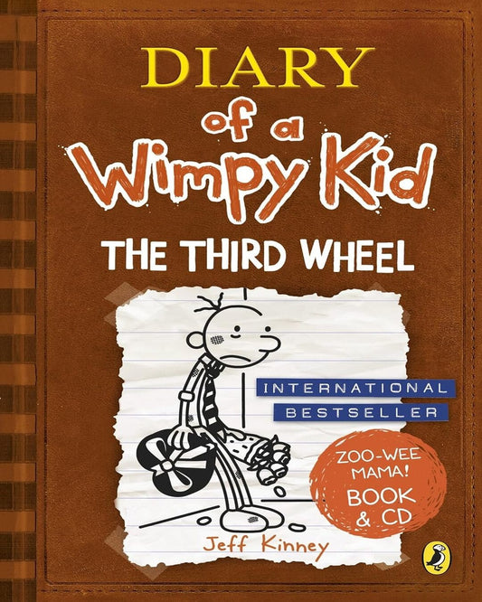 Diary of a Wimpy Kid : The Third Wheel by Jeff Kinney [Paperback with CD] - versoz.com