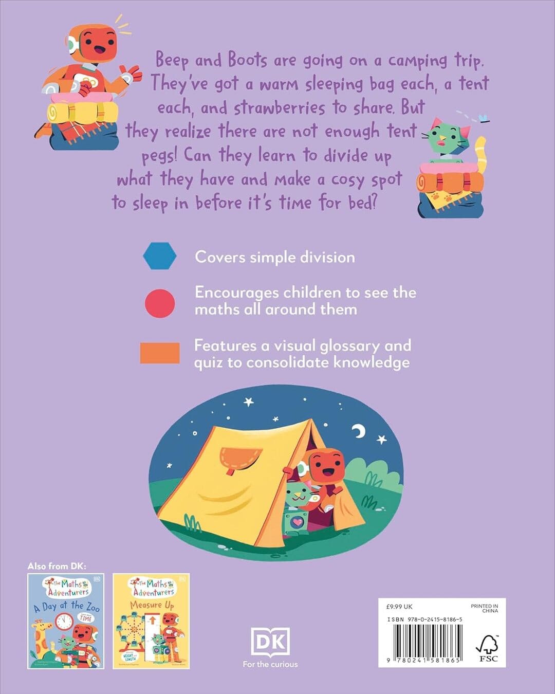 The Maths Adventurers Share a Camping Trip [Hardcover] - versoz.com