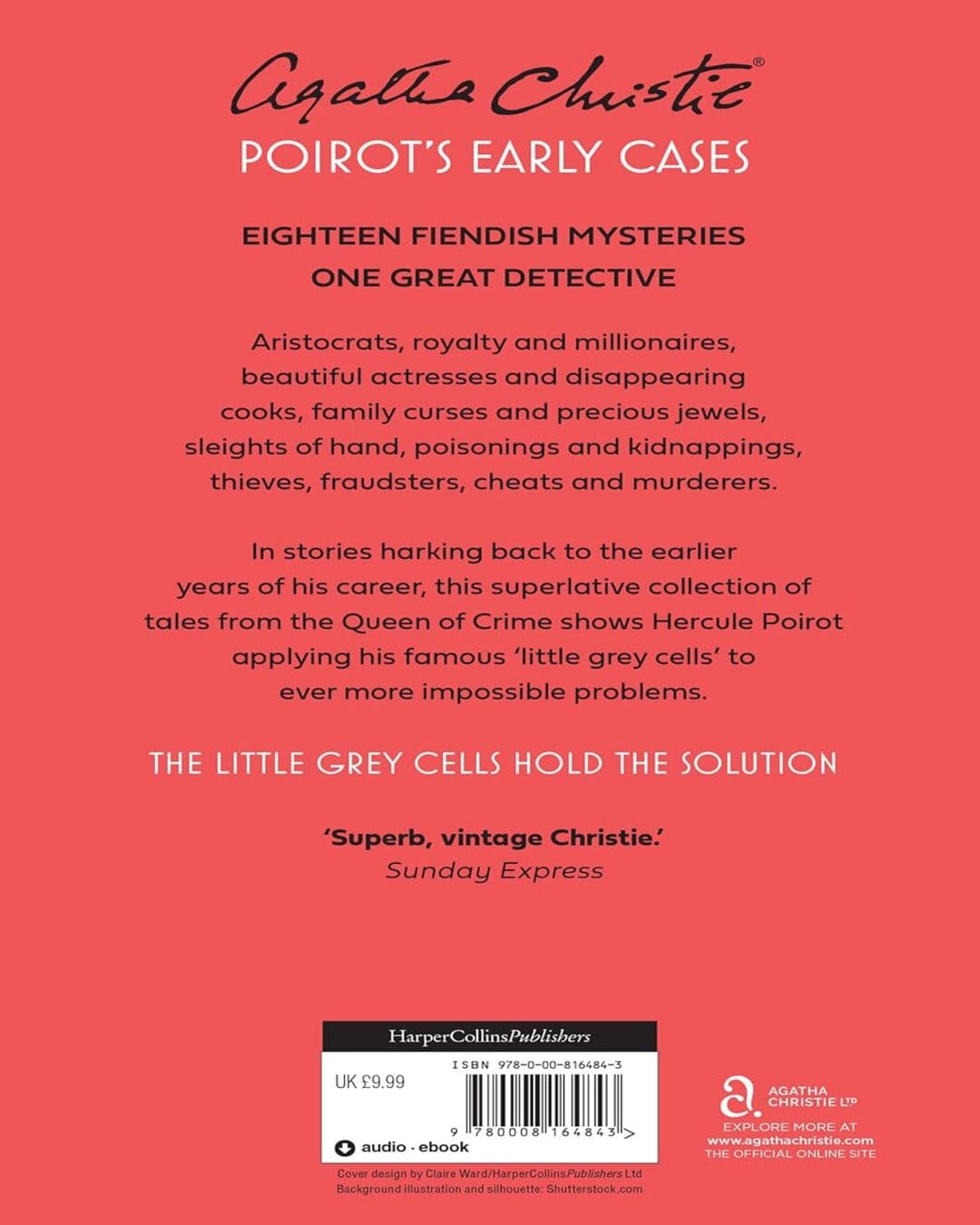 Poirot's Early Cases by Agatha Christie [Paperback] - versoz.com