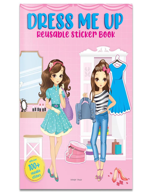 Dress Me Up Reusable Sticker Book For Children by Wonder House Books [Paperback]