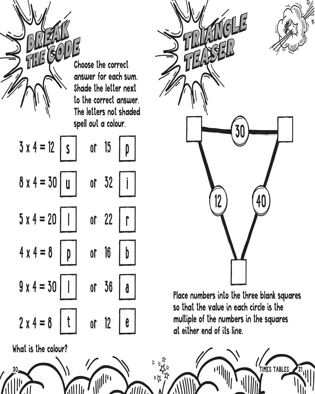 Solve It! â€” TIMES TABLE GAMES FOR BIG THINKERS [Paperback] - versoz.com