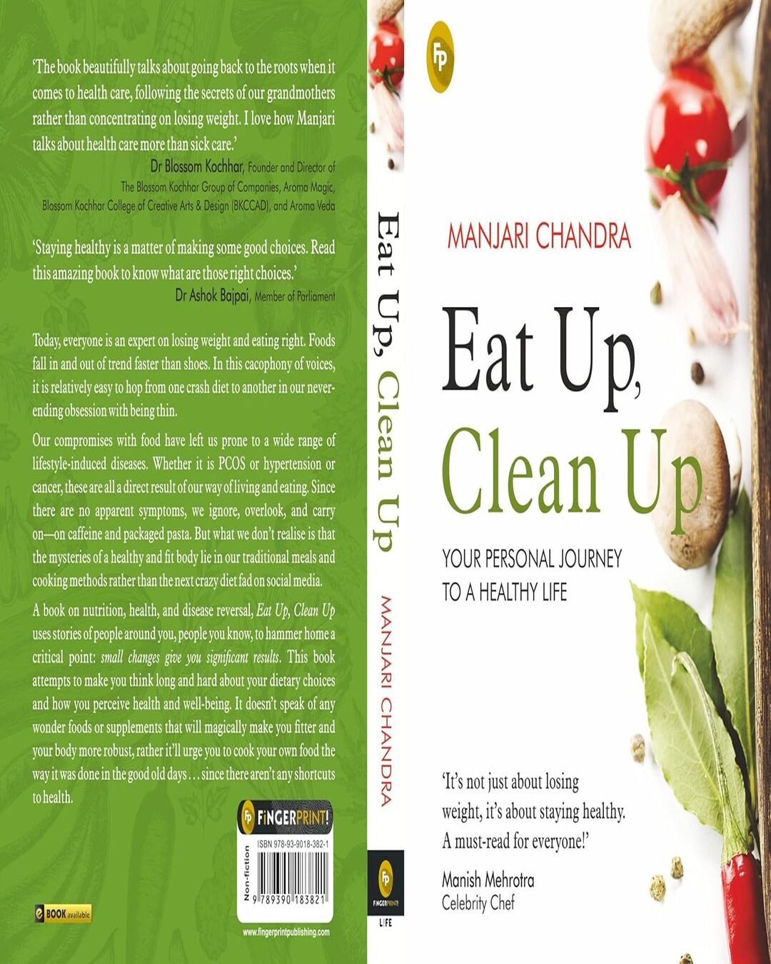 Eat Up, Clean Up : Your Personal Journey To A Healthy Life by Manjari Chandra [Paperback] - versoz.com
