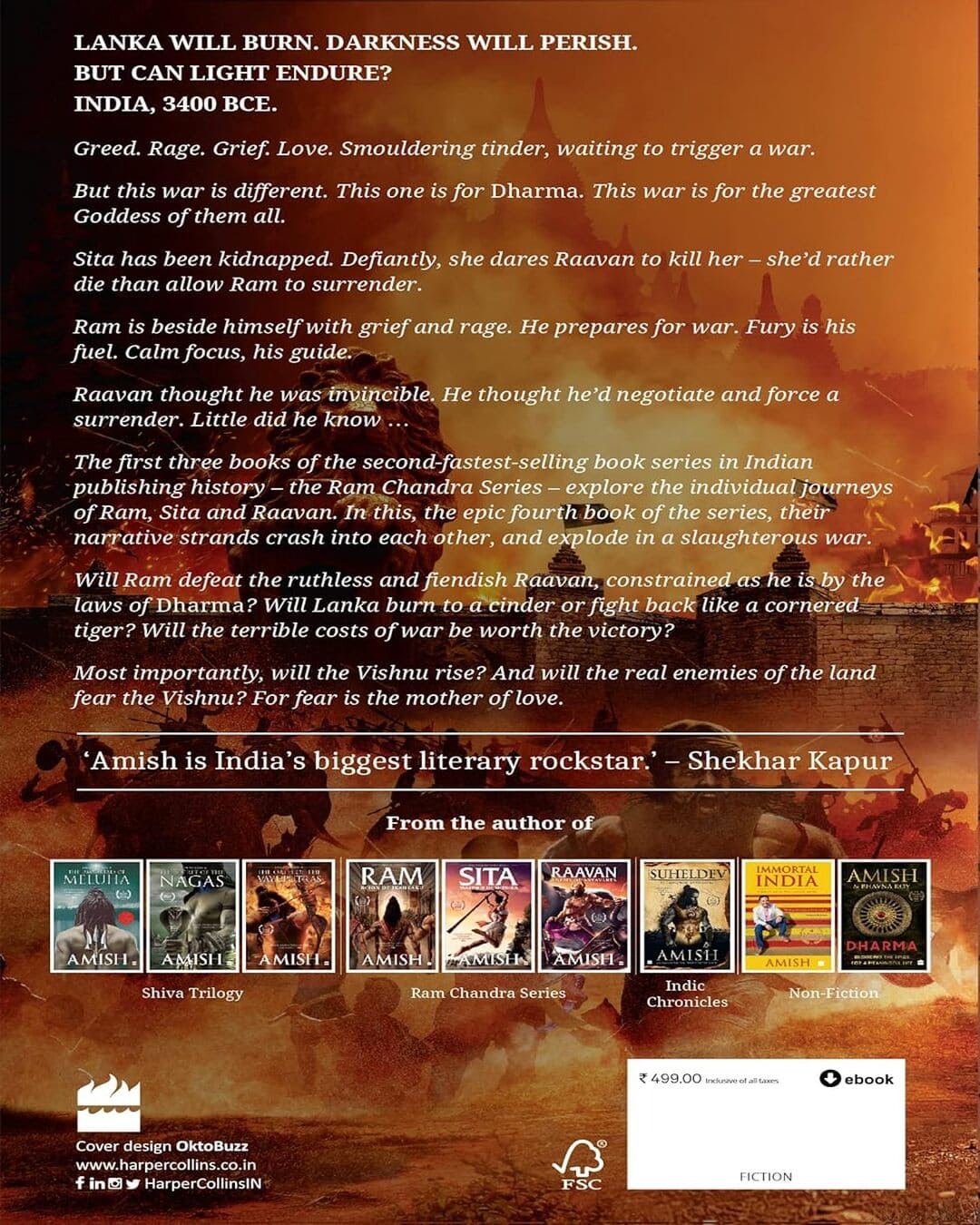 War of Lanka by Amish Tripathi [Paperback] - versoz.com