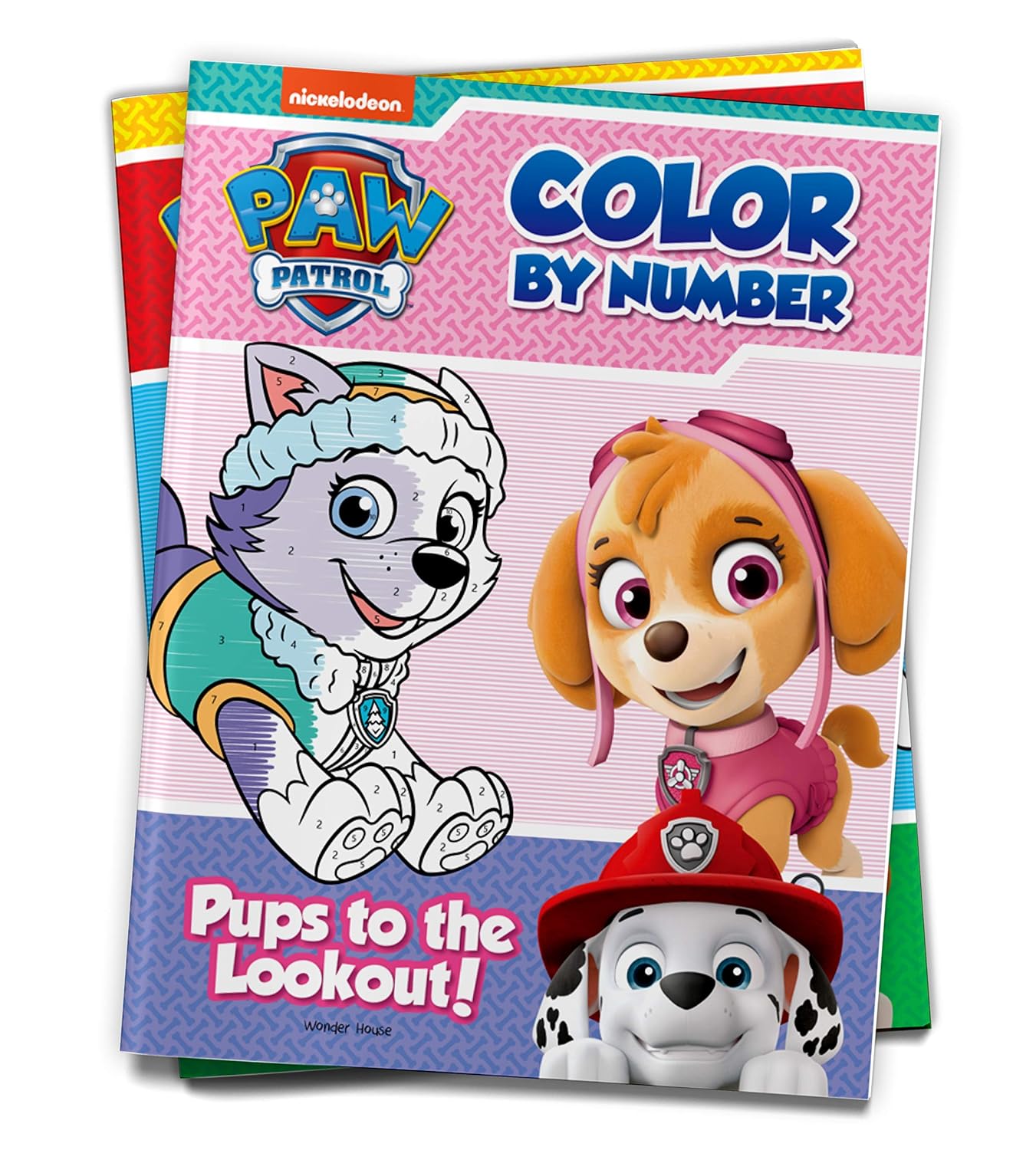 Pups to the Lookout: Paw Patrol, Color By Number Activity Book by Wonder House Books [Paperback]