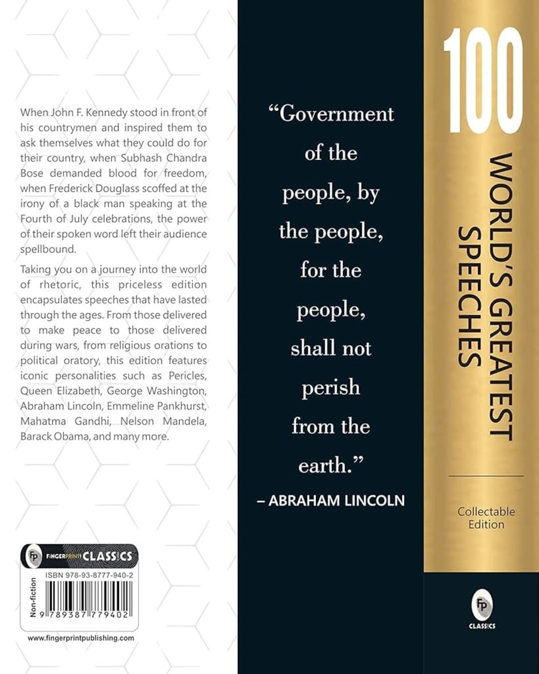 100 World's Greatest Speeches : Collectable Edition [Paperback]