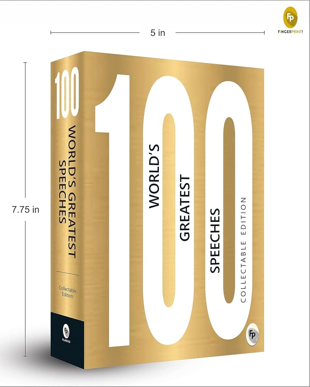 100 World's Greatest Speeches : Collectable Edition [Paperback]