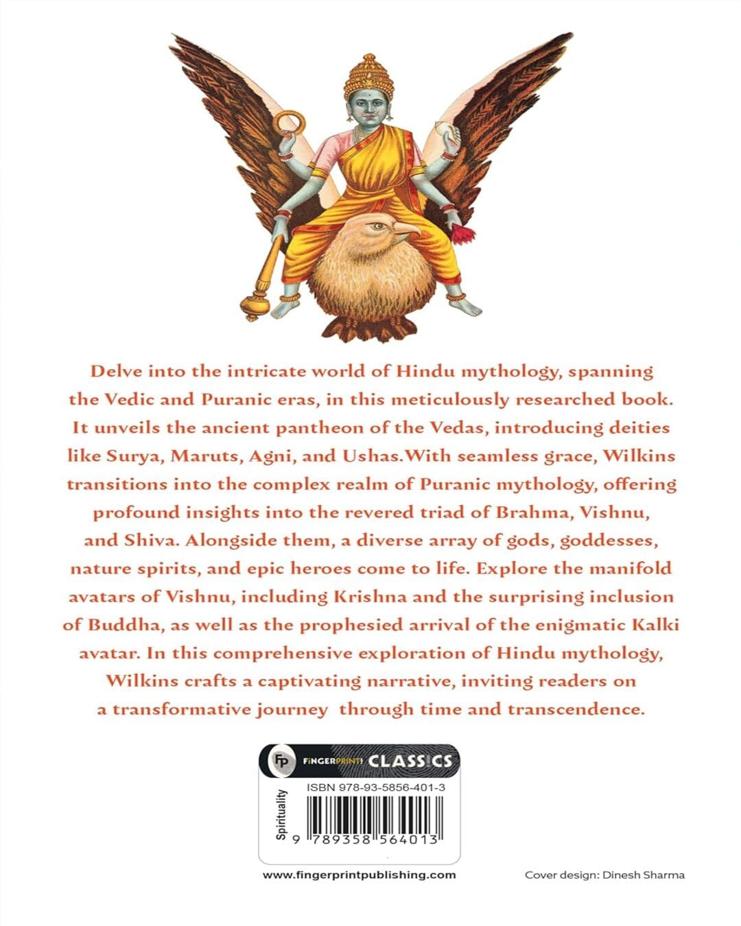 Hindu Mythology : Vedic and Puranic by W. J. Wilkins [Paperback]