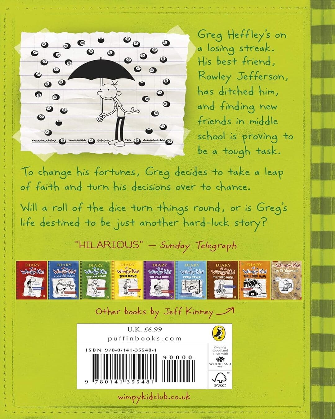 Diary of a Wimpy Kid : Hard Luck by Jeff Kinney [Paperback] - versoz.com