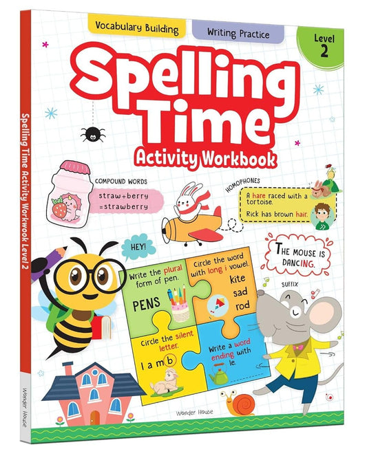 Spelling Time Activity Workbook Book 2 by Wonder House Books [Paperback]