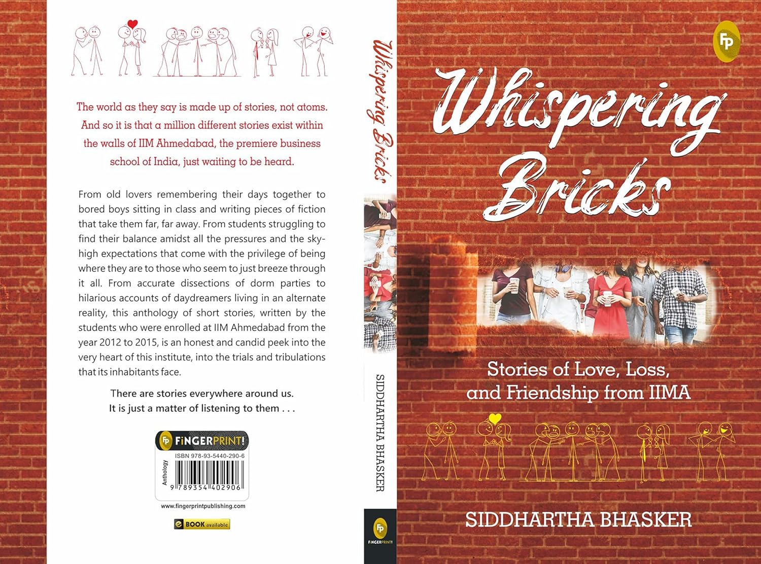 Whispering Bricks, Stories of Love, Loss, and Friendship From IIMA by Siddhartha Bhasker [Paperback] - versoz.com