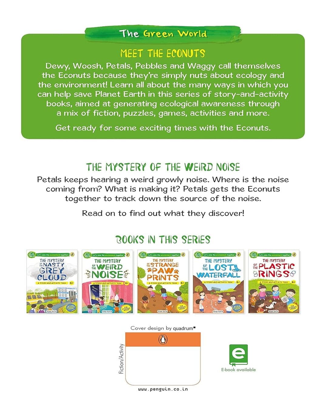 The Econuts And The Mystery Of The Weird Noise (The Green World) by Sonia Mehta [Paperback]